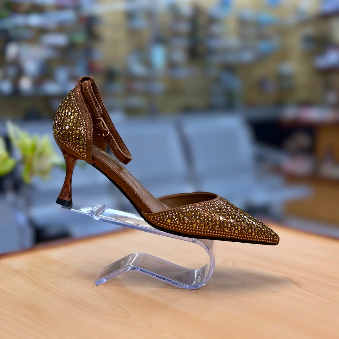 Foto de Tacones Stiletto Femini 625a Elegantes con Pedrería 6