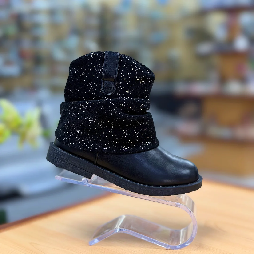 Foto de Botas Gimbo KP101 Junior Negro Con Brillos 4