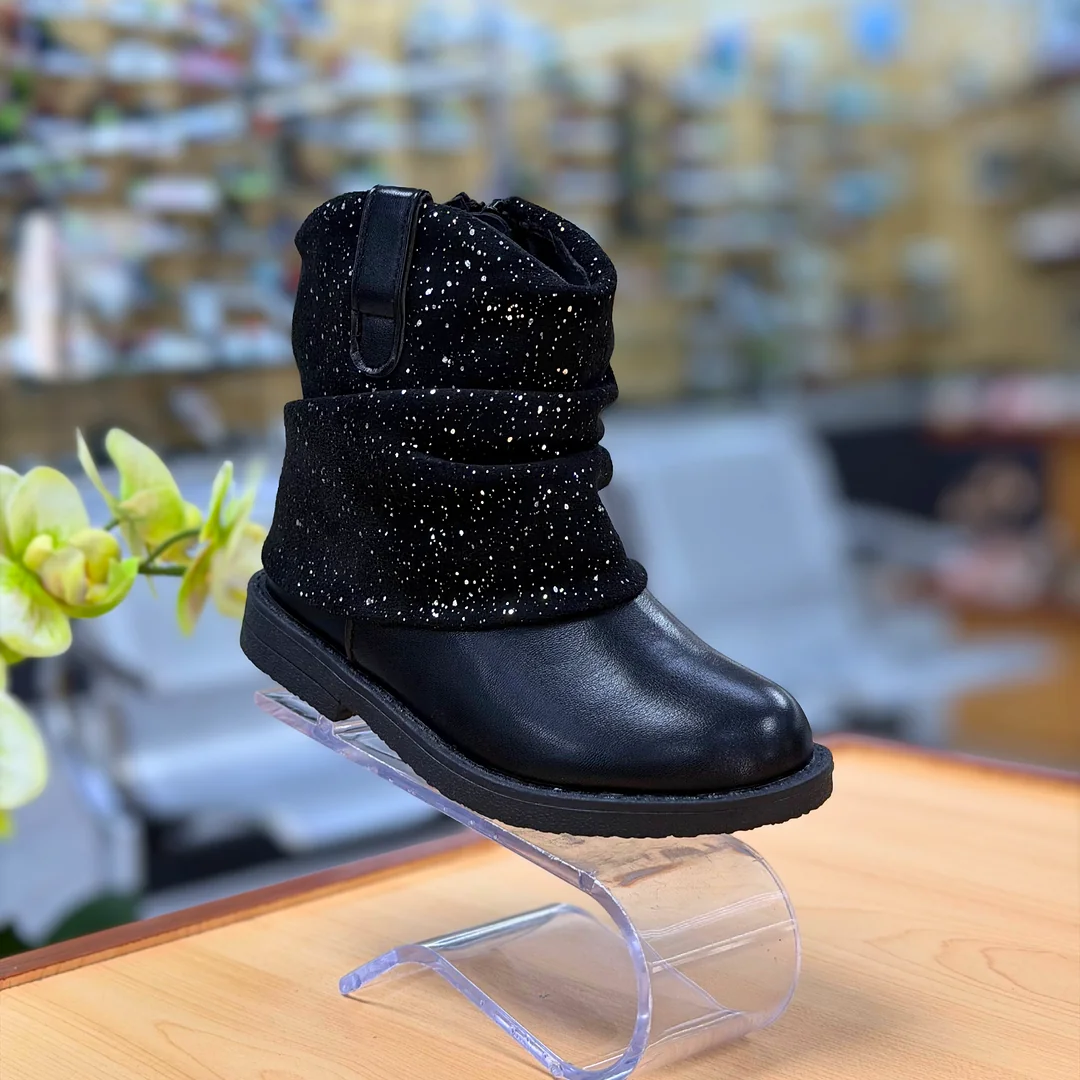 Foto de Botas Gimbo KP101 Junior Negro Con Brillos 1