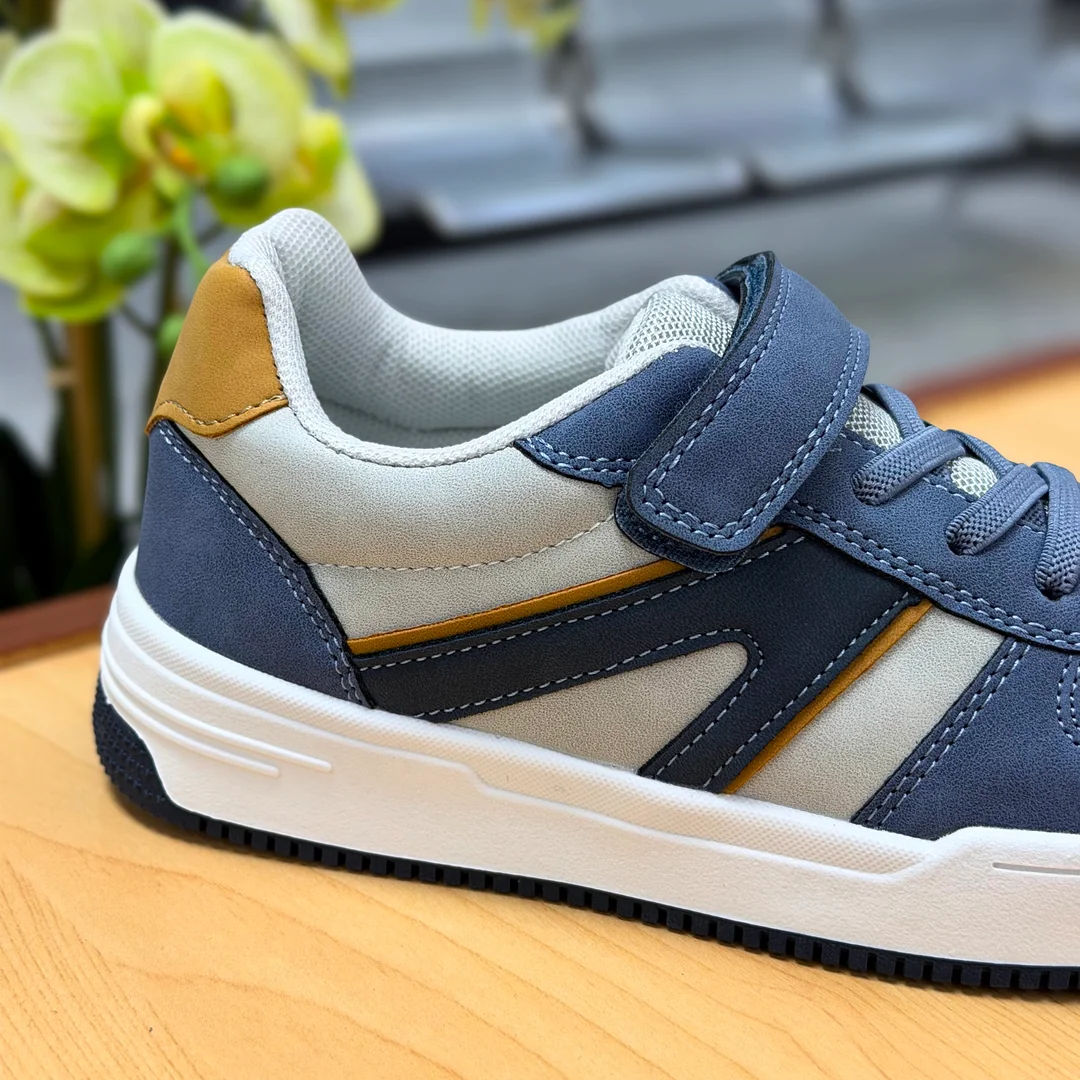 Foto de Zapatos Gimbo Deportivo Juvenil Atz404 Gris 2