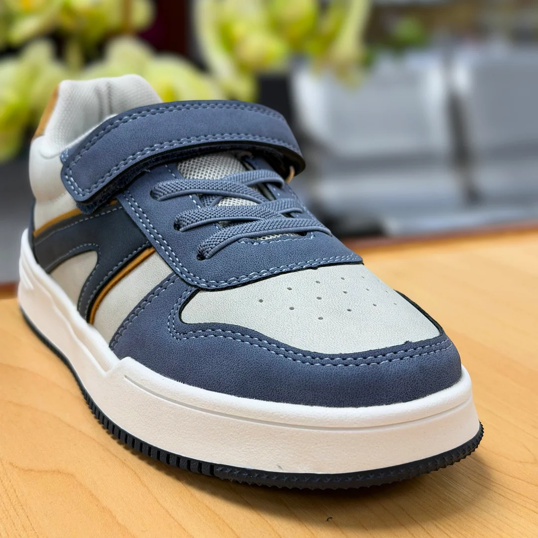 Foto de Zapatos Gimbo Deportivo Juvenil Atz404 Gris 3