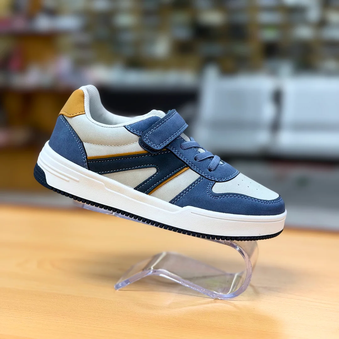 Foto de Zapatos Gimbo Deportivo Juvenil Atz404 Gris 4