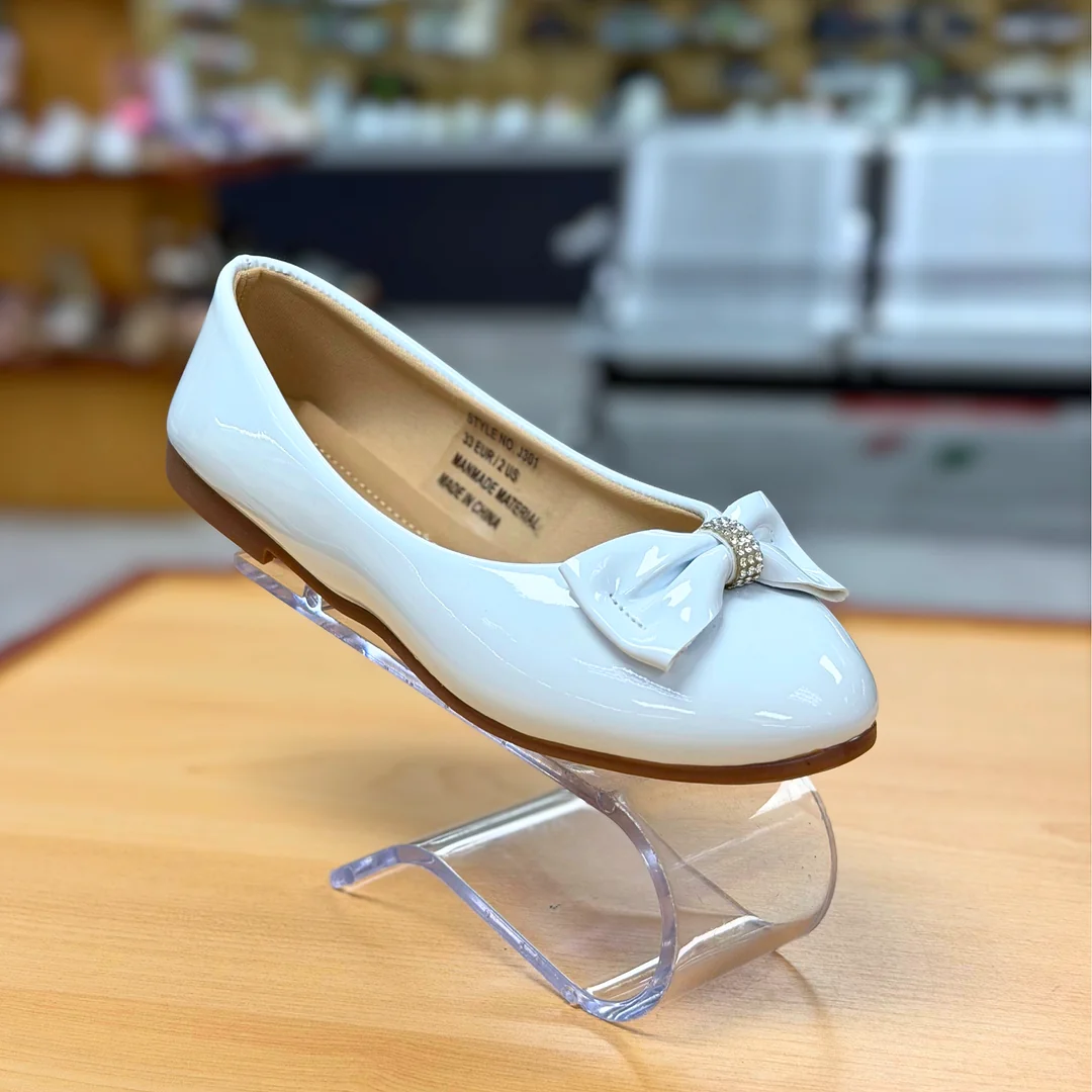 Foto de Zapatillas Gimbo J301 Charol Blanco Juvenil 1
