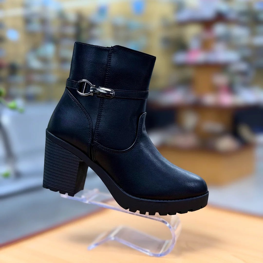 Foto de Botas Dama Silver Soul Zdb62 con Tacón Ancho 4