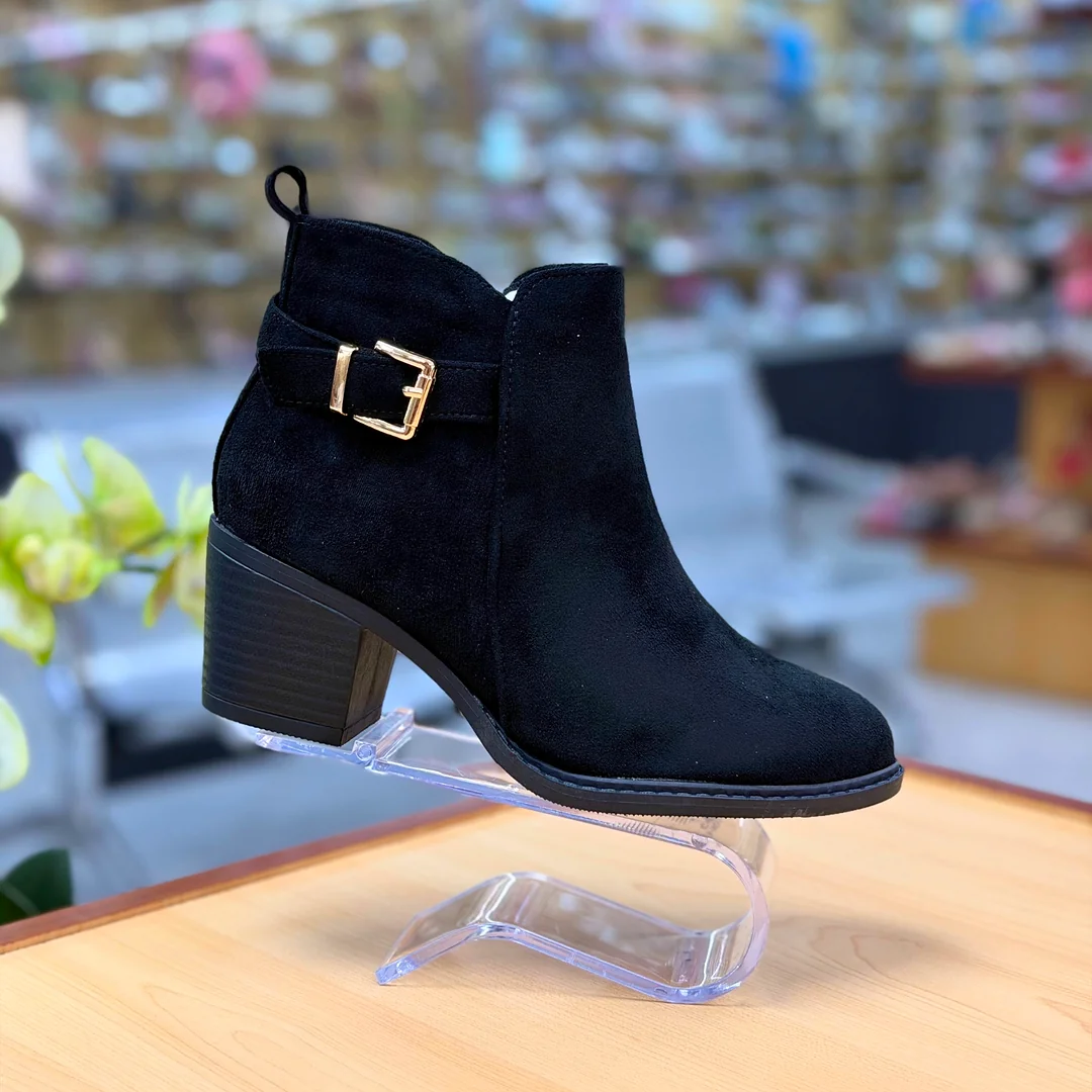 Foto de Botines Twins B1022 Tacón Ancho Para Mujer 4