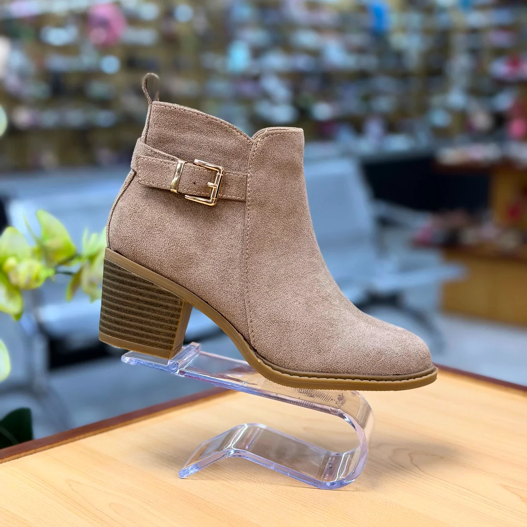 Foto de Botines Twins B1022 Tacón Ancho Para Mujer 5