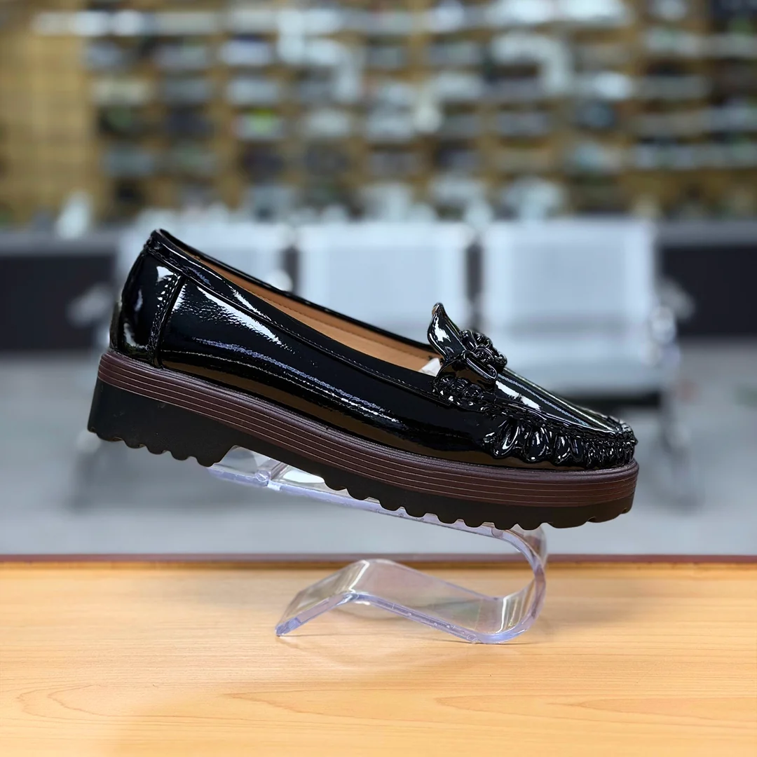 Foto de Mocasines Twins Charol Plataforma Mujer Tmf202459 5