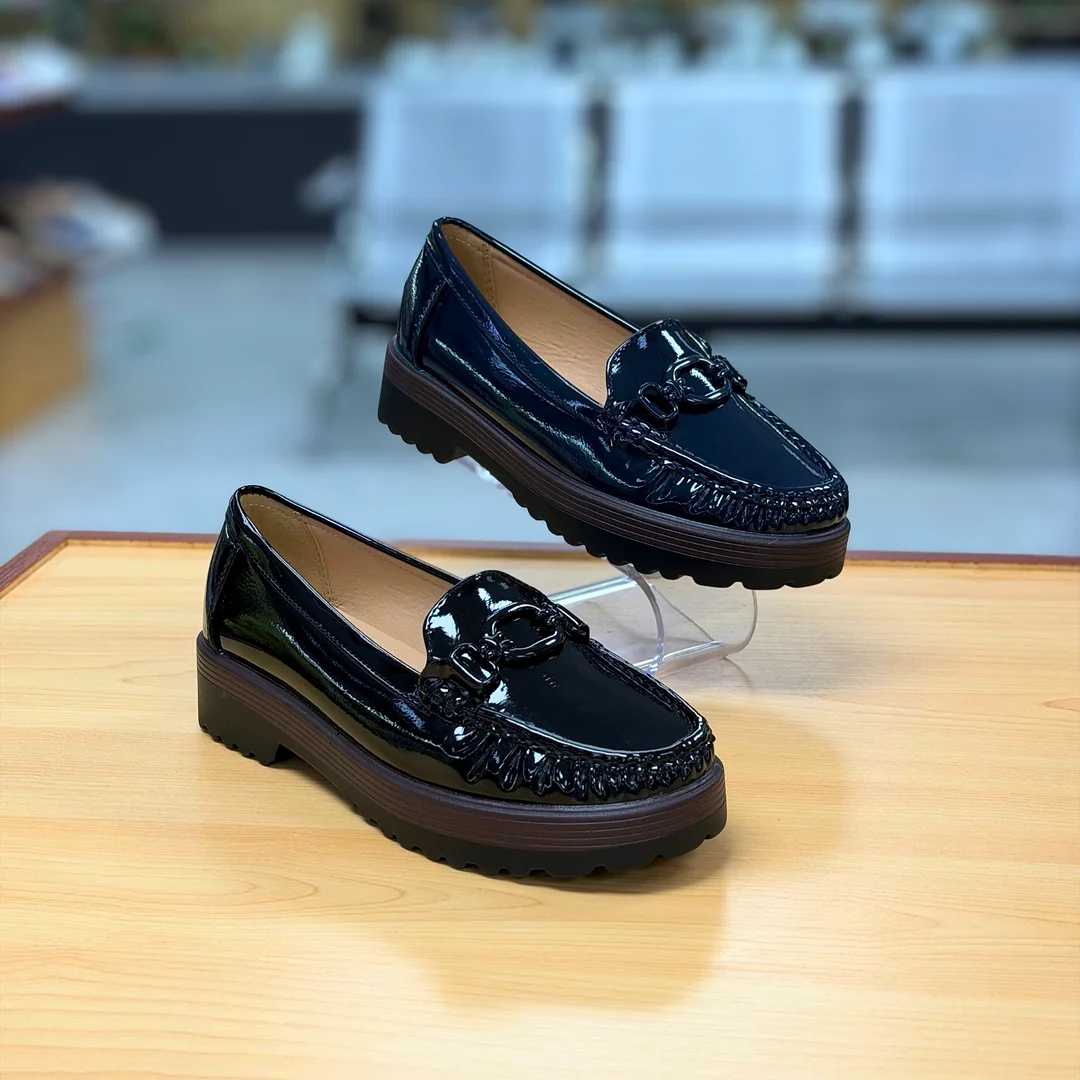 Foto de Mocasines Twins Charol Plataforma Mujer Tmf202459