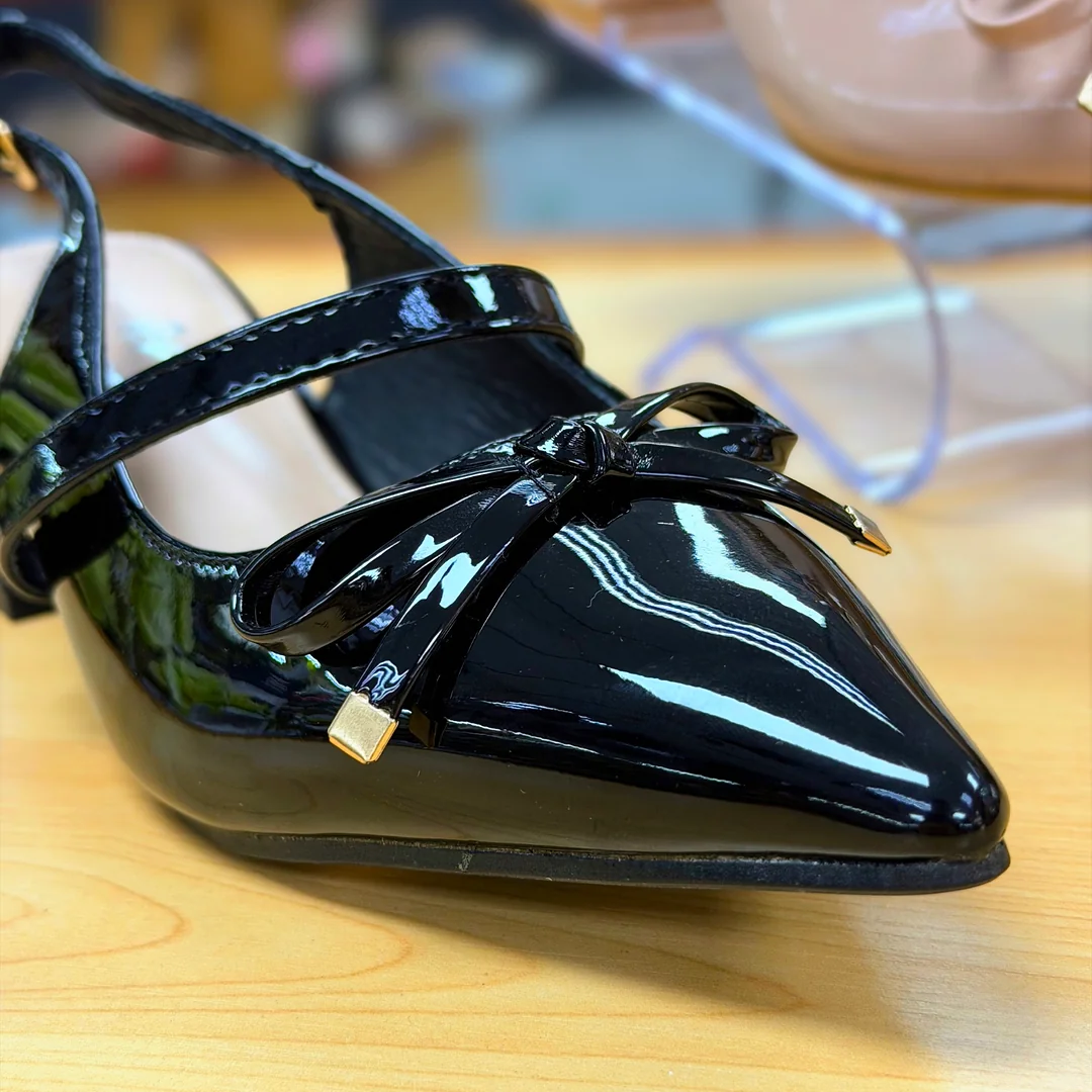 Foto de Zapatos Twins Tacón Bajo Destalonados Mujer 2