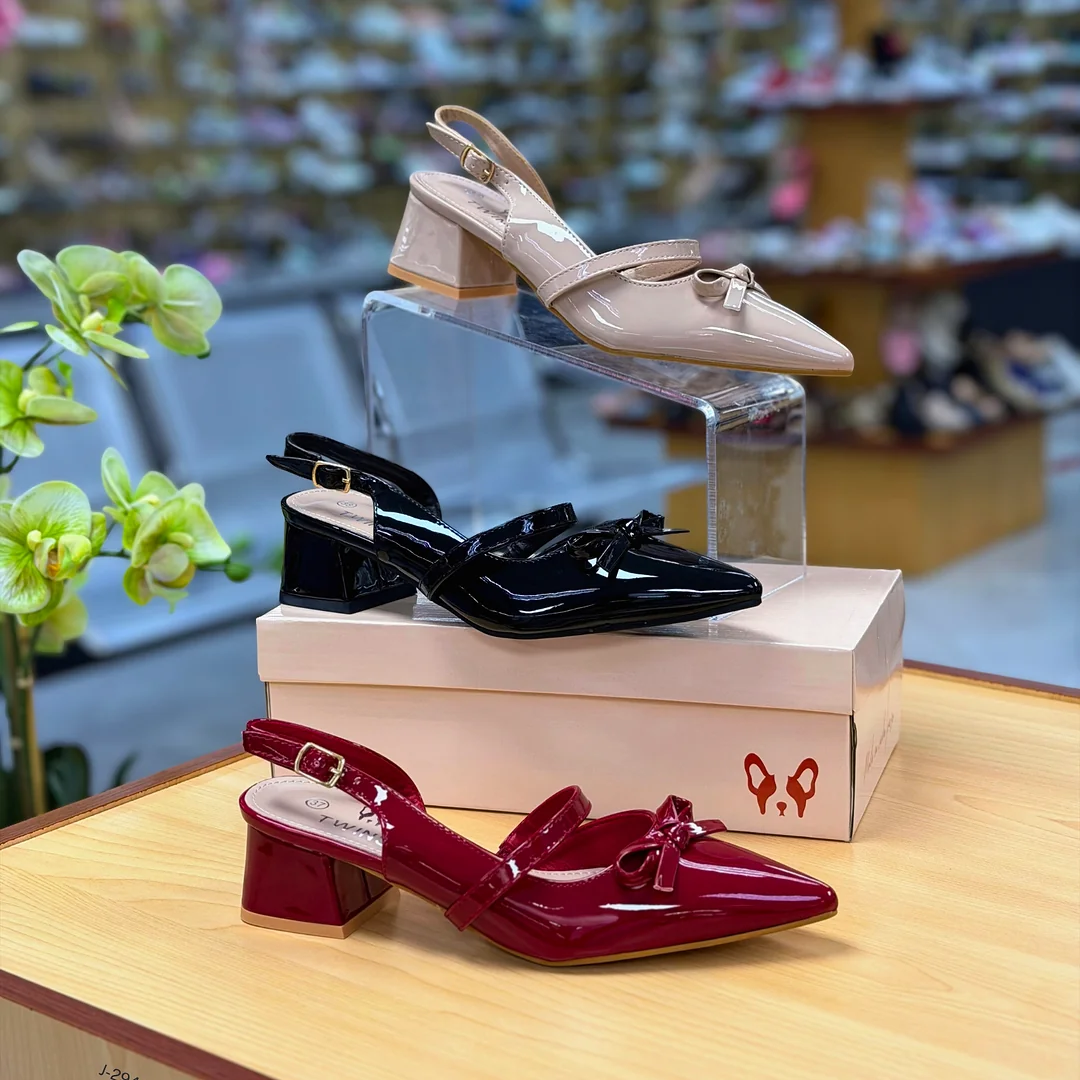 Foto de Zapatos Tacón Bajo Twins Destalonados Mujer 1